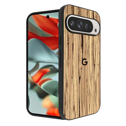 Image of RIGGEAR Sleek Back Cover Case Compatible with Google Pixel 9 Pro XL (PC+TPU|Bamboo)
