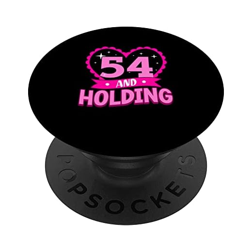 54 y celebración de 54 cumpleaños regalo para su 54 cumpleaños PopSockets PopGrip Intercambiable