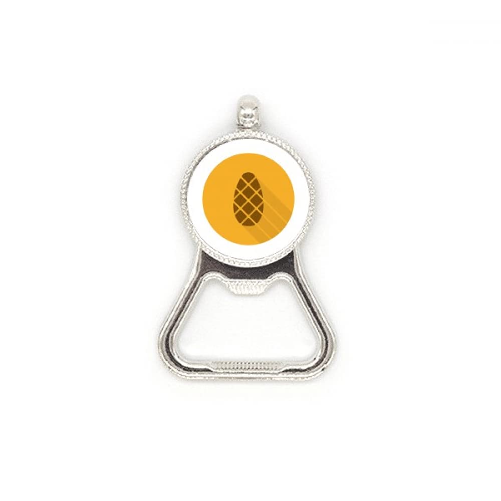 Décapsuleur bière acier inoxydable avec motif orange pour vos apéritifs et barbecues d'été
