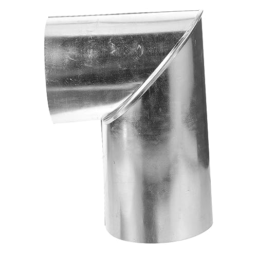 Toyvian Tuyau de Cheminée Métallique pour Poêle Accessoire Exhaustion Aluminium pour Camping et Chauffage Intérieur Flexible et à Haute Température