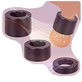 3 Pcs Men's Exquisite Exercise Rings Stretching Set, Men's Special Fitness Rings -E44US (Black：B)