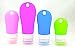 LUOYIMAN Compact Small Travel Bottles Set Silica Gel Light and Soft (Colorful)