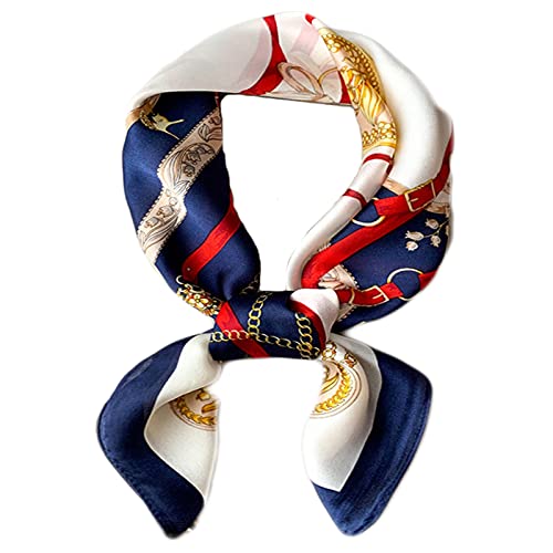Women's Silk Feeling Scarf Luxury Satin Square Hairscarf Neckerchief Head Scarves Gift For Women