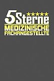  5 Sterne Medizinische Fachangestellte: Gepunktetes Notizbuch mit 120 Seiten - 15x23cm (in etwa DIN A5)
