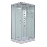 [page_title]-Home Deluxe - Duschkabine - Venus XL - Maße: 120 x 80 x 227 cm - inkl. komplettem Zubehör …