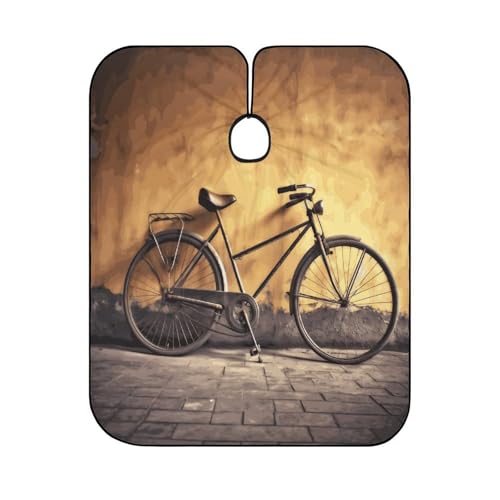 Capa para corte de cabello Old Bicycle, unisex, 66.9x56.7 pulgadas miniatura 6