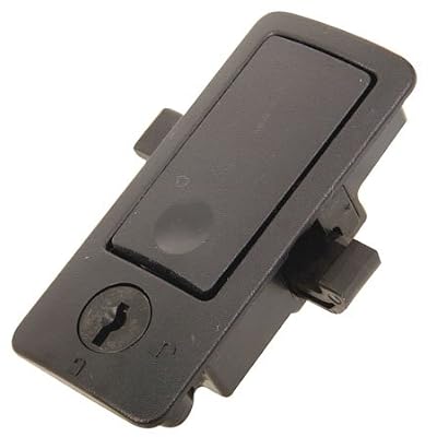 Southco M1-2F-1-25 Push-to-Close Latch, Key Locking, Plastic