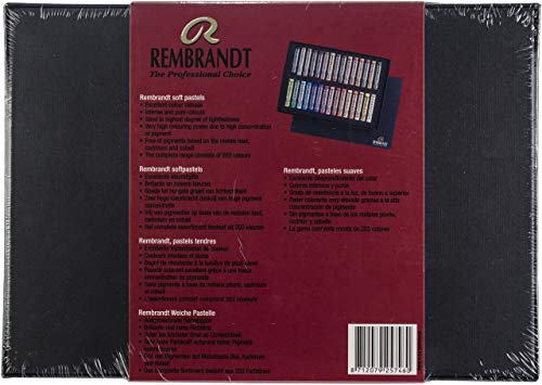 Rembrandt Soft Pastel Basic Box Set, 30-Piece Full Sticks, Portrait Selection #TOP1