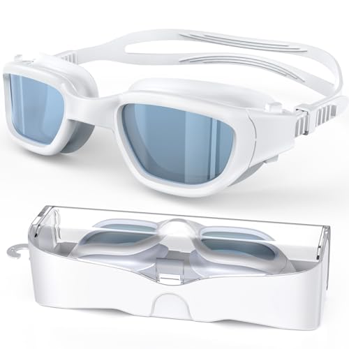 Polarized Swim Goggles with Anti-Fog & UV Protection