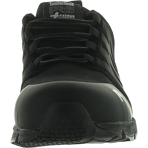 Image of Timberland PRO Radius Composite Safety Toe Shoes for Men - PRO Flex Technology - HoverSpring Foam Black Raptek 8 E - Wide