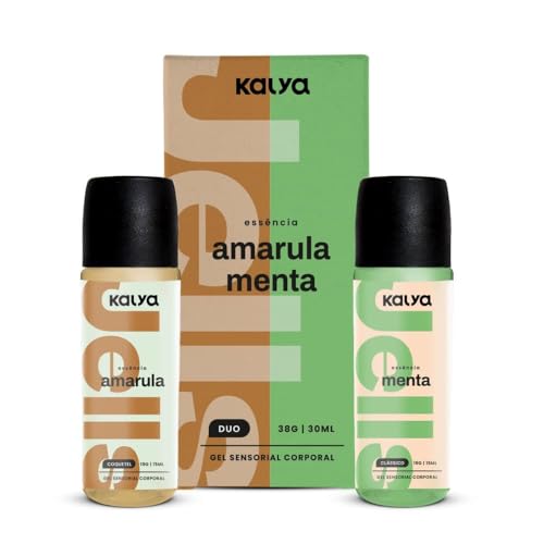 Gel Beijável Jells Duo Amarula e Menta. Dois aromas em uma caixa - Kalya