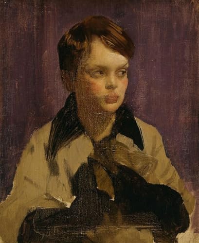Cuadro pintura al óleo de Maurice Lambert, lienzo decorativo de 60x90cm