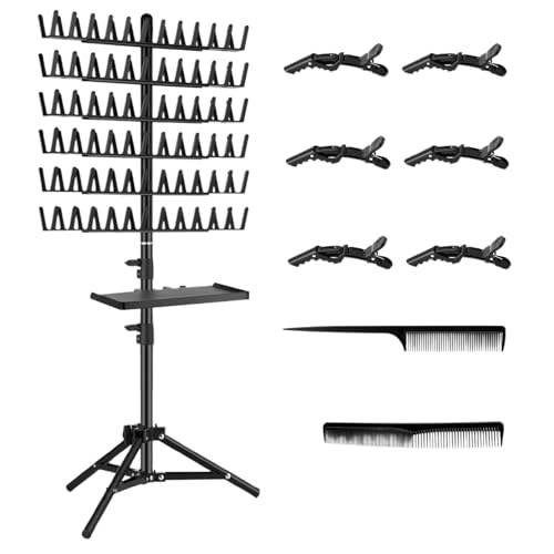 Organizador de herramientas de trenzado portátil unisex con soporte desmontable 8