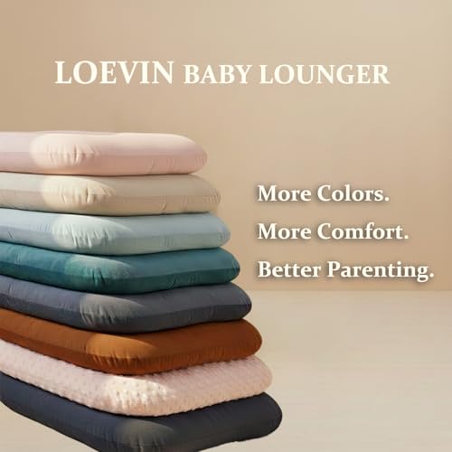 Image of Baby Lounger for Newborn 0-24 Months, Soft Portable Infant Nest & Play Mat & Diaper Changing Pad for Home,Travel & Floor Time, Newborn Babies Essentials Gifts(Coffee)