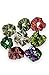 Handmade Multicolored Assorted Print Elastic Hair Tie Scrunchie Set of 8