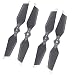 2 Pairs DJI Genuine 8331 Low Noise Propellers for Mavic Pro Platinum with Propeller Bags (Silver Tip)