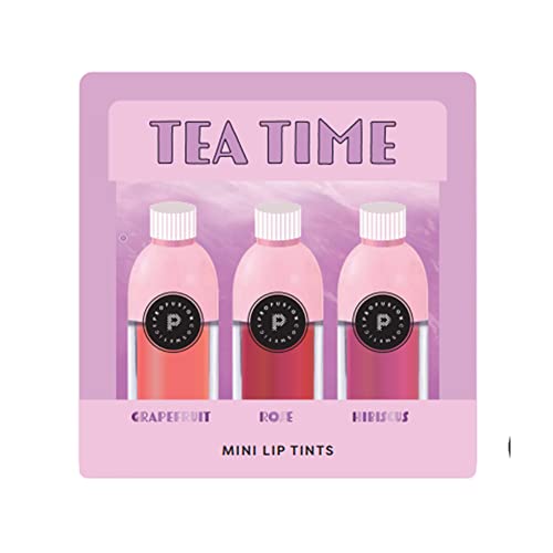 Profusion Cosmetics Fruit Tea Water Lip Tint- Long-Lasting Lip Stains Gives you a Natural Flush of Color, 3-piece