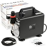 MEEDEN Airbrush Compressor Kit - 1/5 HP Powerful & Quite Air Compressor for Model Painting with 6 Feet Hose