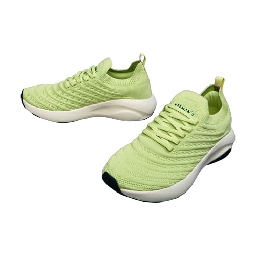 Image of Neeman's Begin Walk Glide Women's Walking Sneakers with CushyWalk Cushioning | Stretch Knit Breathable Upper, CloudSurge Foam Insole, Anti-Skid EVA Rubber Sole, Lace-Up Comfort Shoes
