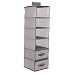 Delta Children 6 Shelf Storage with 2 Drawers, Grey