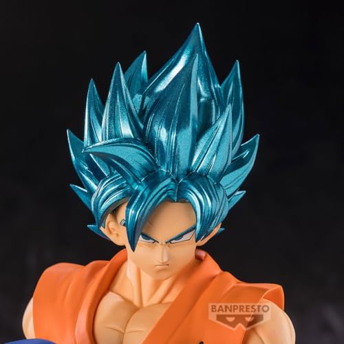 Banpresto Figurine d'action Goku Dragon Ball Super - Blood of Saiyans 18 cm, BP29380P Multicolore, Statue à Collectionner, optimale pour Les Fans d'Anime et Les collectionneurs.