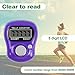 WEIMELTOY Tally Counter 20pc Electronic Finger Counter Digtal Clicker Counter 5 Digit LCD Counting for Knitting/Golf/Coaching/Goods Counting/Lap Etc