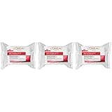 L'Oreal Paris Revitalift Makeup Removing Wipes with Vitamin E, Face Cleansing Towelettes, 30 Count, Pack of 3