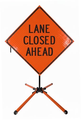 Lane Closed Ahead Non-Reflective