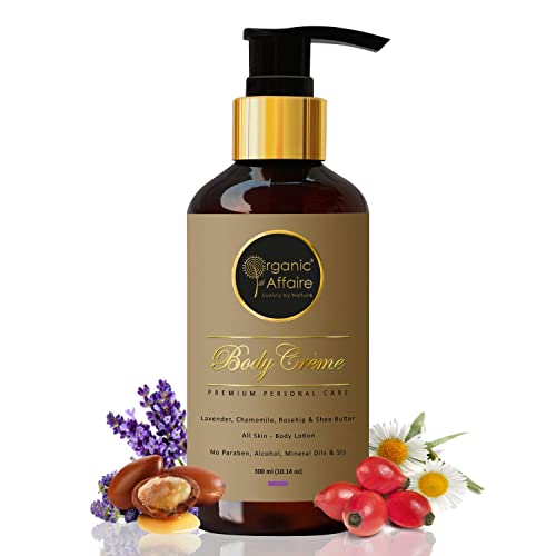 Image of Organic Affaire All Natural Body Lotion (All Skin) Lavender, Chamomile, Rosehip Body Lotion | No Paraben, Mineral Oil, Alcohol or SLS | 300ml