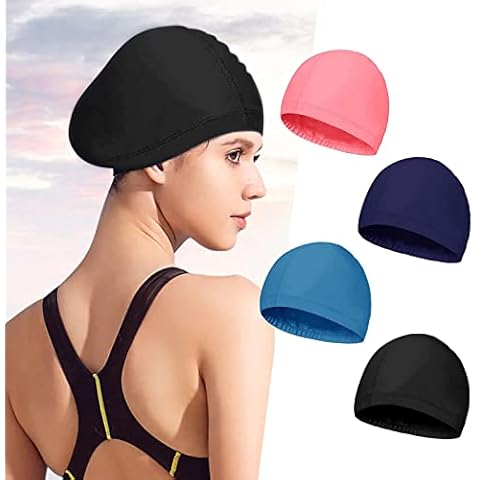 EGEKTBH Swim Cap 4-Pack Cover