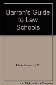 Paperback Barron's Guide to Law Schools Book