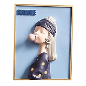 NC Nordic Wall Art Sculptuur Creatieve Schilderijen Moderne Hars Muur Foto’s voor Slaapkamer Stijlvolle Set met…