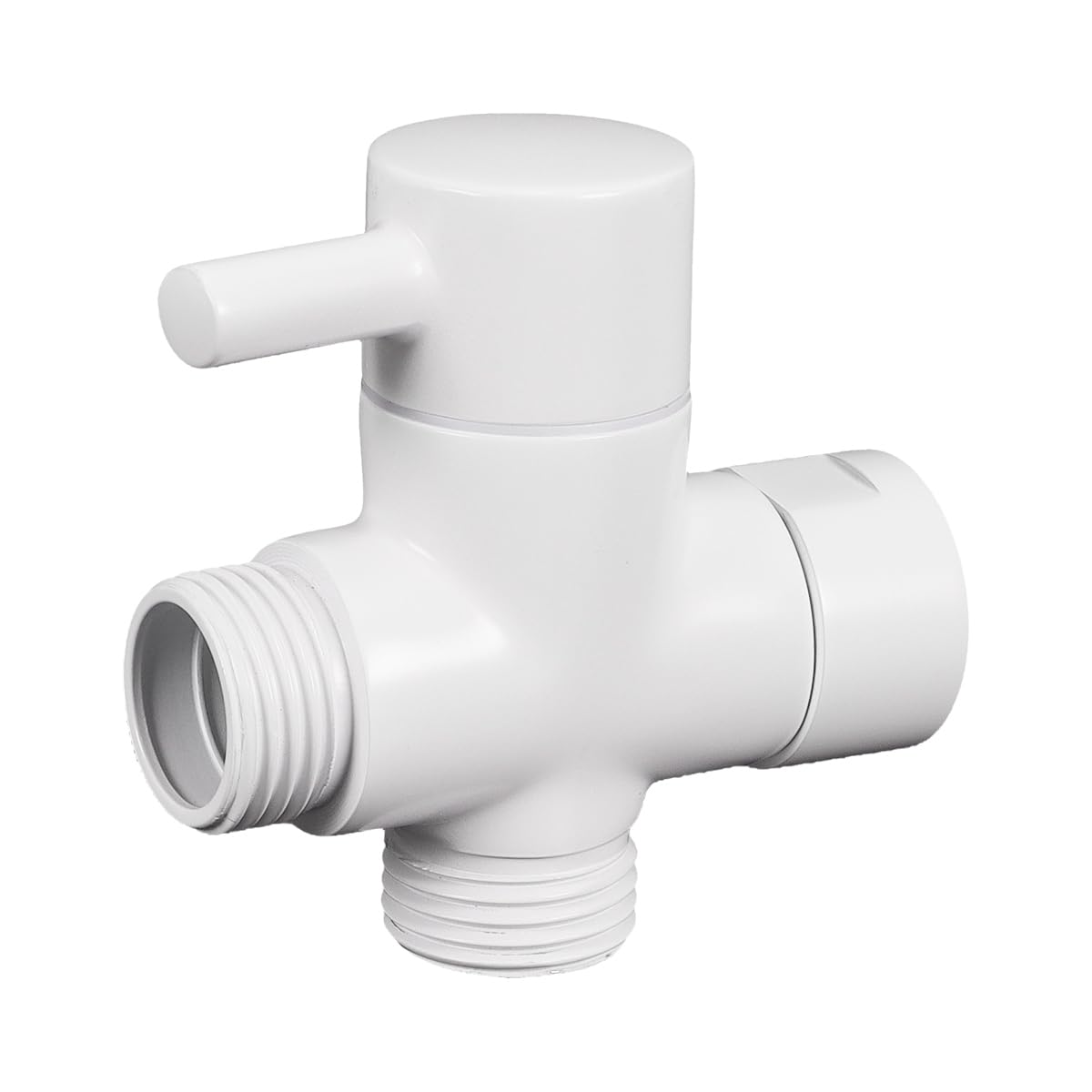 Válvula desviadora de 3 vías DSF007C G 1/2, latón, para ducha de mano, blanca