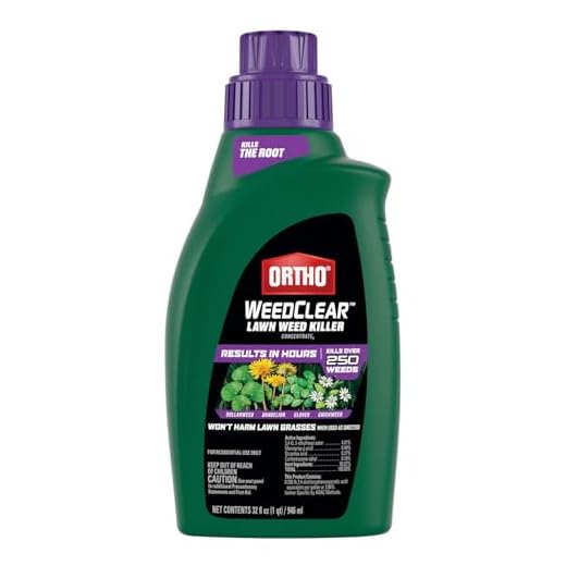 Ortho WeedClear Lawn Weed Killer Concentrate2, Kills Dollarweed, Dandelion, and Clover, 32 fl. oz.
