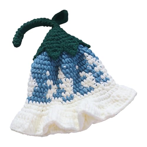 Chapeau tricoté citrouille Halloween pour rester au chaud durant la fête