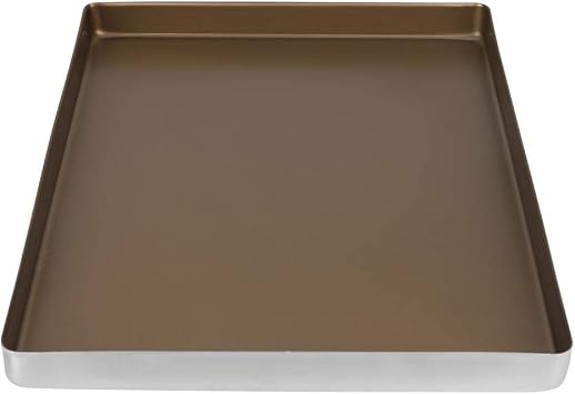 Aluminum Alloy Baking Pan, Special Gold Non-Stick Coating, and Good, and Good Thermal Conductivity. 15.7 * 11.8 Inch