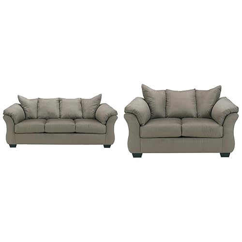 Signature Design by Ashley Darcy Casual Plush Sofa and Loveseat,