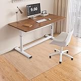 SUGOI チェアマット 透明 エンボス加工 ゲーミングチェアマット PVC 60x140cm 厚み1.5mm クリア 床保護マット ダイニングマット デスクごとチェアマット 防音 床傷防止 カーペットプロテクターマット 特大サイズ 透明マット 足元マット 撥水 抗菌 防カビ ずれない 床暖房対応 滑り止め 冷蔵庫 在宅勤務 フロアマット