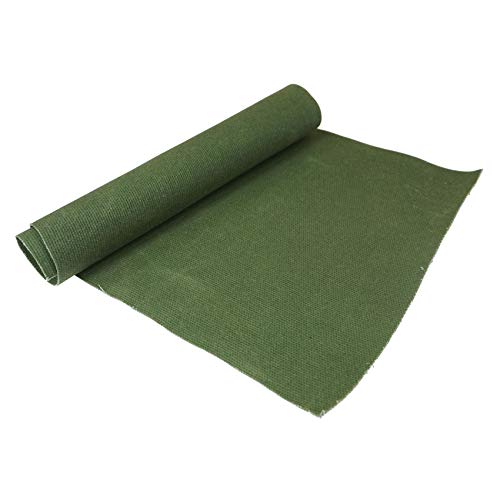 Premium 16 OZ Waxed Canvas Duck Fabric by The Yard – Durable Water-Repellent 100% Cotton Upholstery in Rich Tan for Crafts and Outdoor Gear