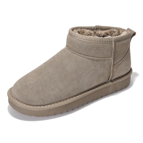 Image of Project Cloud Genuine Leather Ankle Boots for Women - Water Resistant with Memory Foam Insole Winter Boots - Trending Shoes & Comfortable Women's Ankle Boots (Hippy)