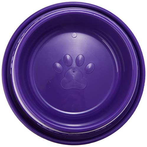 Comedouro Plas Anti Formiga Lilás Grandee Pet Injet para Cães