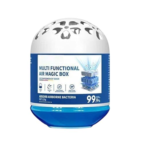 Caja de eliminación de aire para interiores, caja de aire multifuncional 2026, limpia el aires, frescura duradera, purificador de aires automático sin necesidad de electricidad para eliminar el polvo