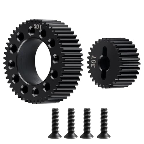 Image of RC Car Models Parts For Element For Enduro 1/10 Rc Car Upgrade Parts Metal M1 51T+29T 50T+30T Differential Gear Decorative Spare Replace(50T and 30T)