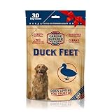 Canine Butcher Shop Duck Feet for Dogs (Pack of 30),...