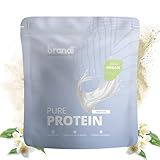 Veganes Proteinpulver Pure - 30g Protein vegan pro Portion - Geschmacksneutral Protein Pulver 1000g - mit Eiweiß, löslich im Wasser, Smoothie oder Coffee - hochwertige vegan Proteinquellen von brandl®