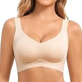 Fittingirls Reggiseno Push Up Invisibile Donna-Senza Ferretto e Cuciture, Sostegno Alto per Seno Grande e Cadente, Taglie Forti Imbottito Shapea