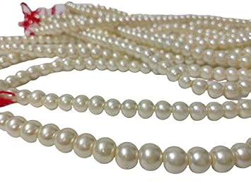 Buy White Moti Mala (Standard Size 