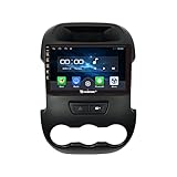 Android Autoradio Car Navigation Stereo GPS Radio Display 9' IPS Touch Screen Pad BT WiFi Headunit Tablet for Ford Ranger 2011-2016 if Applicable Quad Core 2G+32G