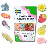 Swedish Candy Chef Lagom Mix - Swedish Gummy Candies - Variety Pack - Chewy and Foamy - Hand Packed in Sweden 5oz (.3lb)
