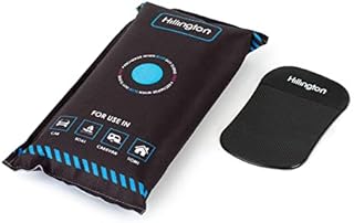 Hillington Reusable Car Interior Dehumidifier Bag and Dashboard Mounting Anti-Slip Mat - Use in Vehicles to Prevent Damp, Moisture, and Condensation (1 x 1KG)